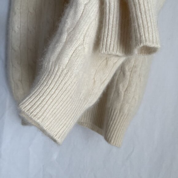 Polo by Ralph Lauren Cream Cable Knit Sweater - Picture 7 of 16